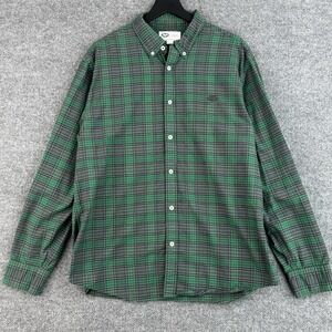 Charles Tyrwhitt x New York Jets Button Down Shirt Mens XL Green Plaid Slim NFL